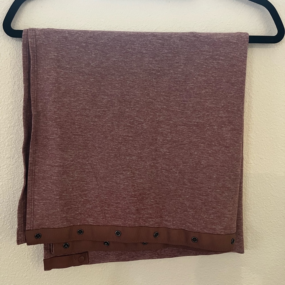 Lululemon vinyasa snap scarf heathered pink OS